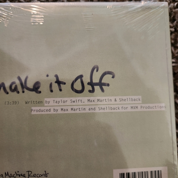 Taylor Swift Shake It Off CD Single 2014 - Picture 4 of 4